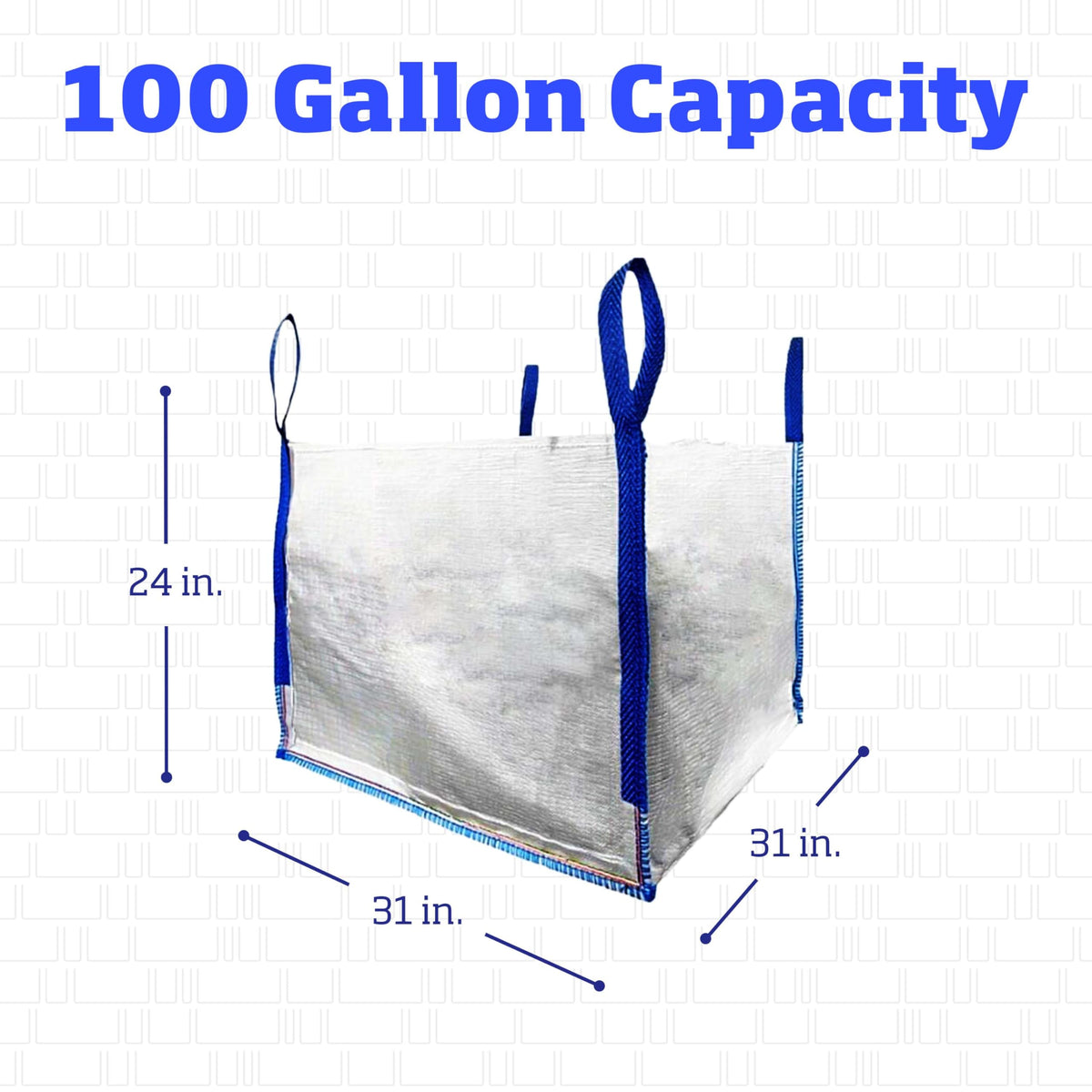Heavy Duty 100 Gallon Bulk Bags B404247