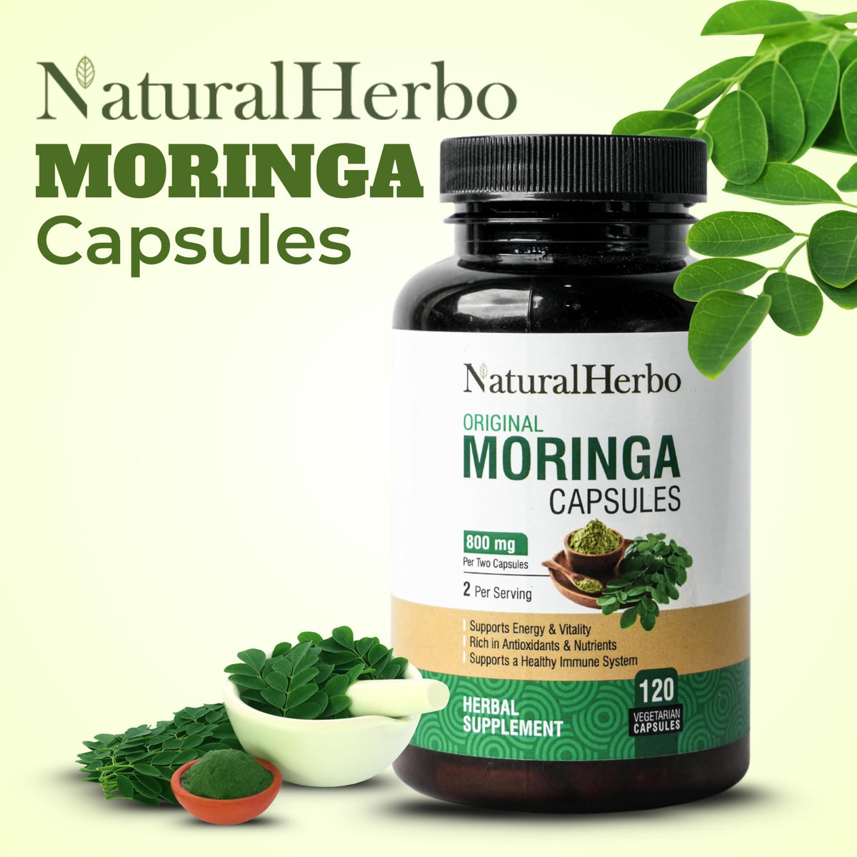 Moringa Capsules 120 Capsules O5129