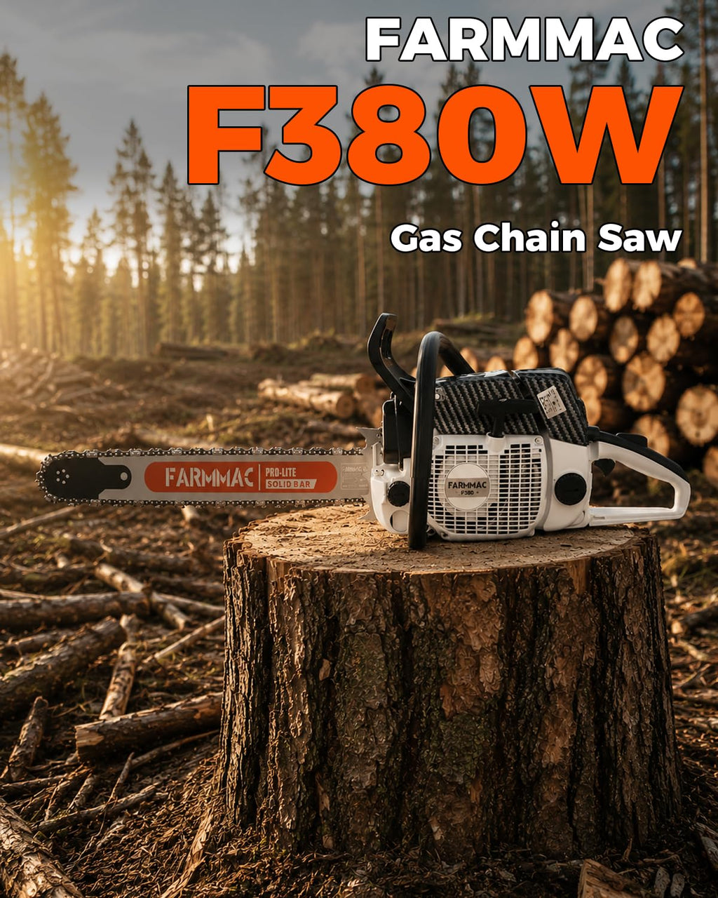 72cc 2-Cycle Gas Chainsaw with 24 Inch Bar X935321