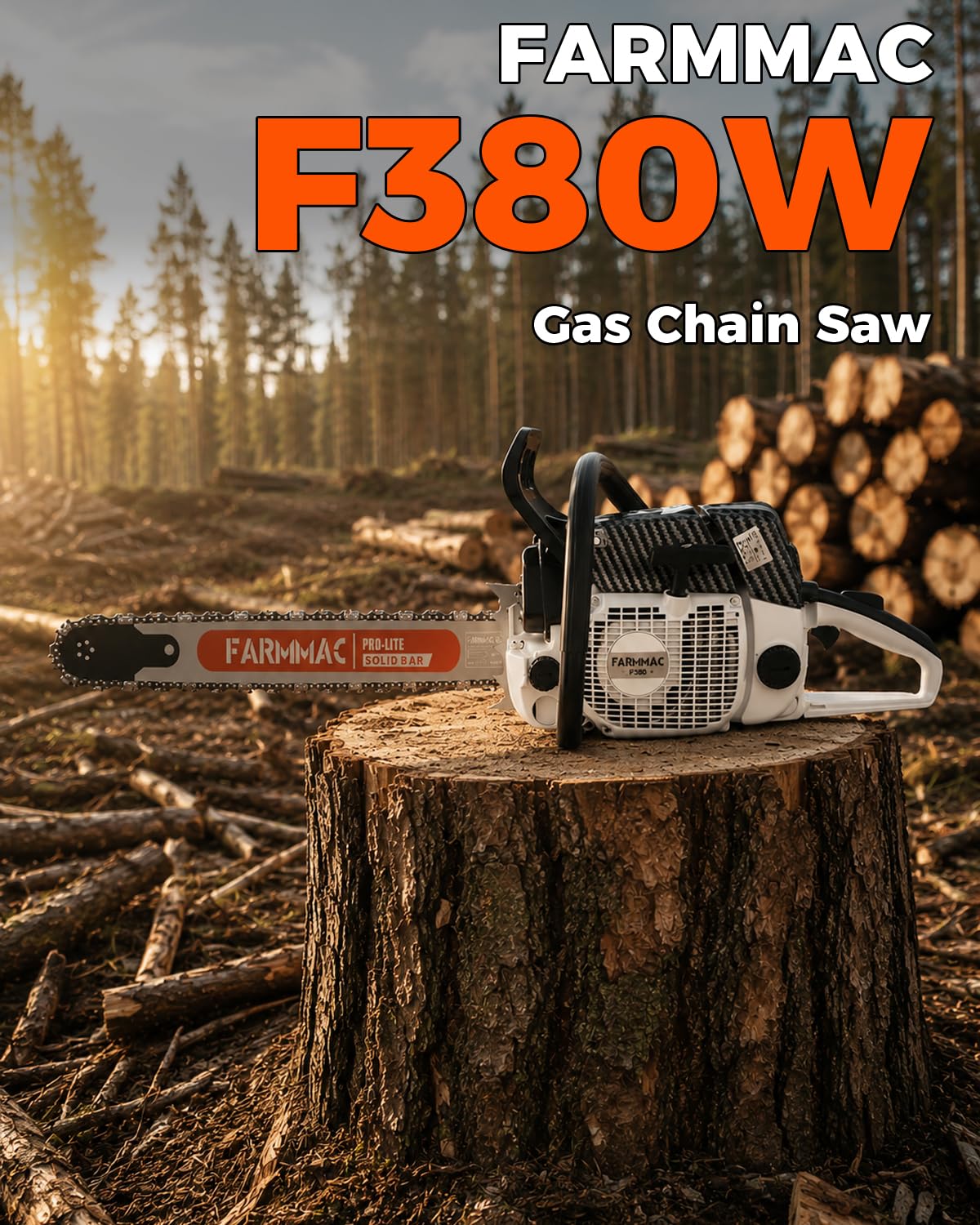 72cc 2-Cycle Gas Chainsaw with 24 Inch Bar X935321