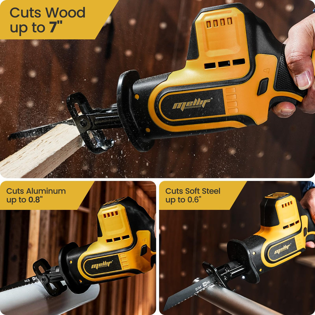 Brushless Cordless Reciprocating Saw, 3,000 SPM, 1" Stroke, Tool Only L664