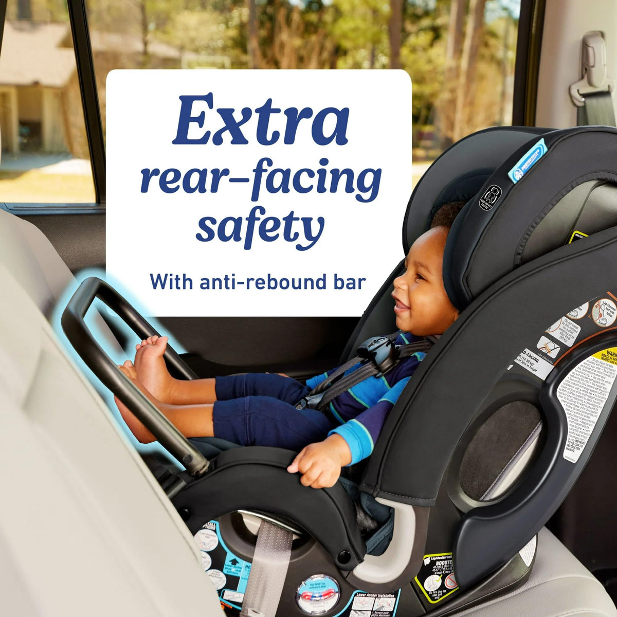 3-in-1 Car Seat with Anti-Rebound Bar B911352