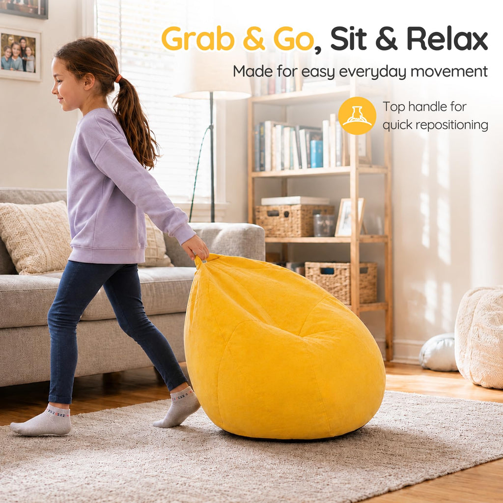 Chenille Bean Bag Chair Y137