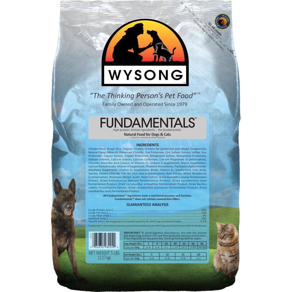 Dry Dog/Cat Food, 5 lb W935
