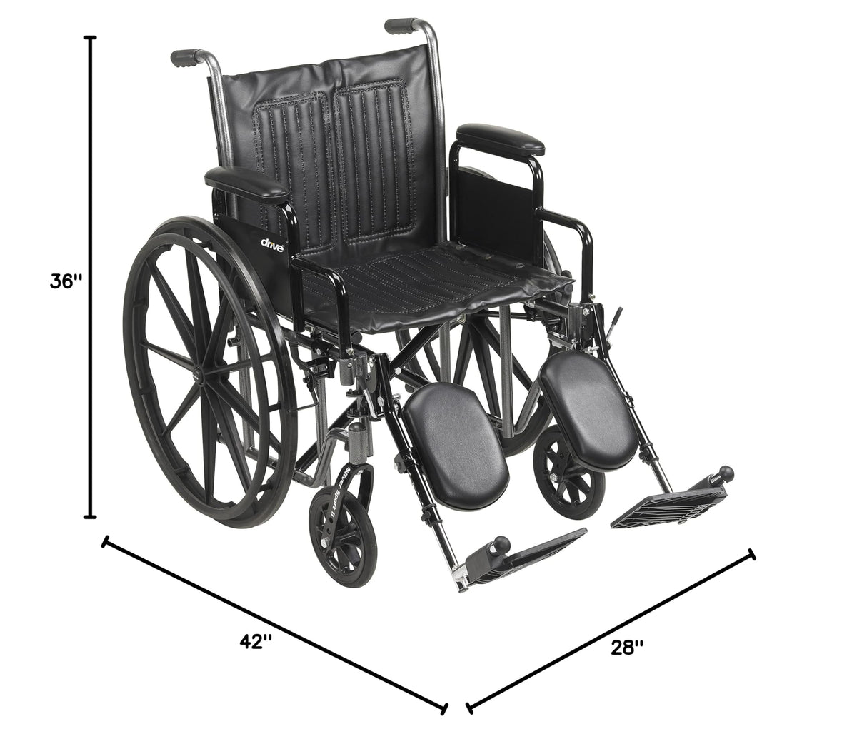 Silver Sport 2 Transport Wheelchair L694019