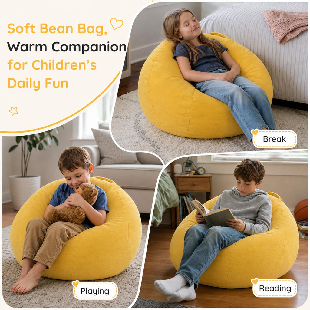Chenille Bean Bag Chair Y137