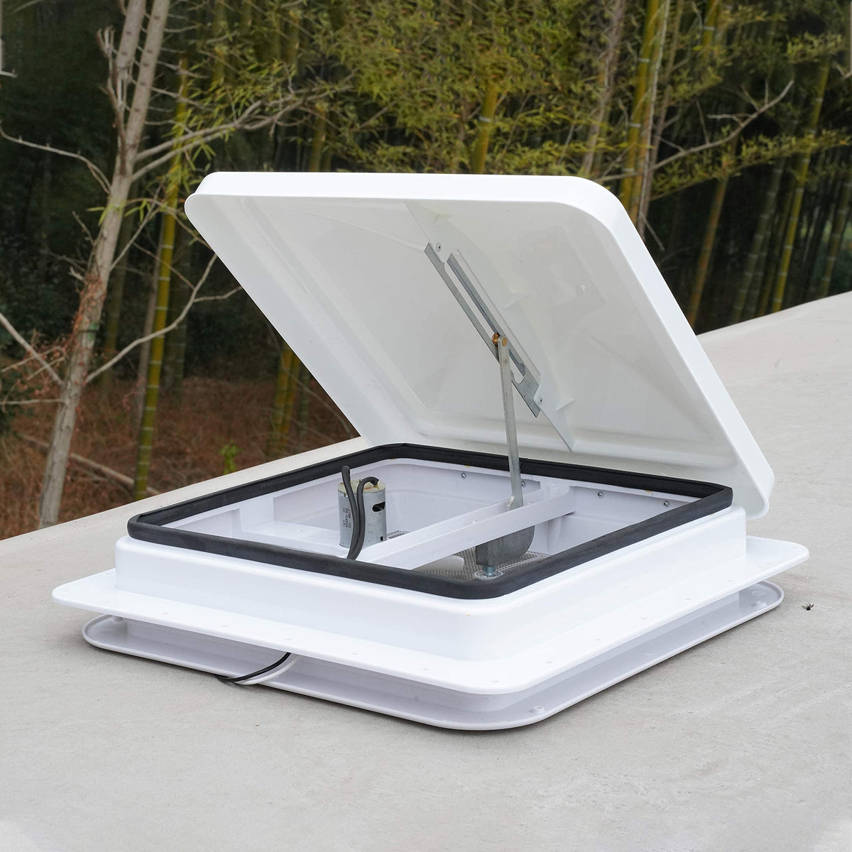 2 Pack 14 Inch White RV Roof Vent Cover G9058
