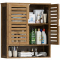 Bamboo Over-The-Toilet Storage Cabinet with 2 Door U761