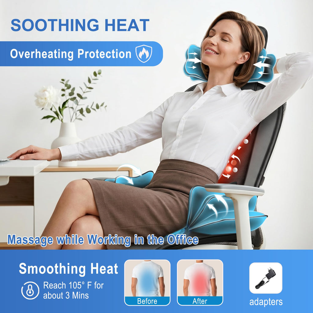 Shiatsu Massage Cushion with Heat W668723