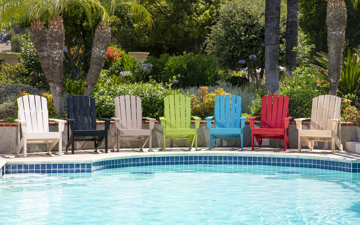 Lime Green Wooden Adirondack Chair D5886