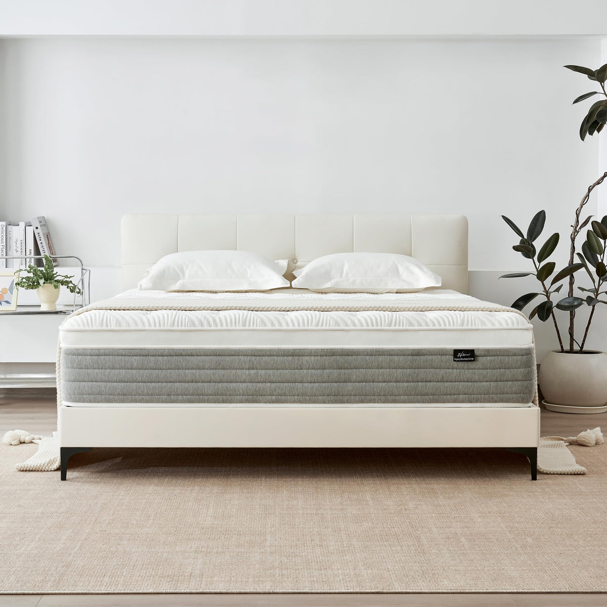 12 Inch Medium Firm Full Size Hybrid Mattress in a Box L589930