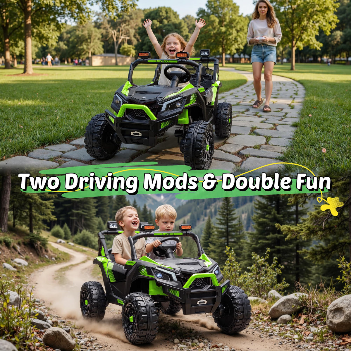 24V 2 Seater Ride on UTV with Remote Control U687038