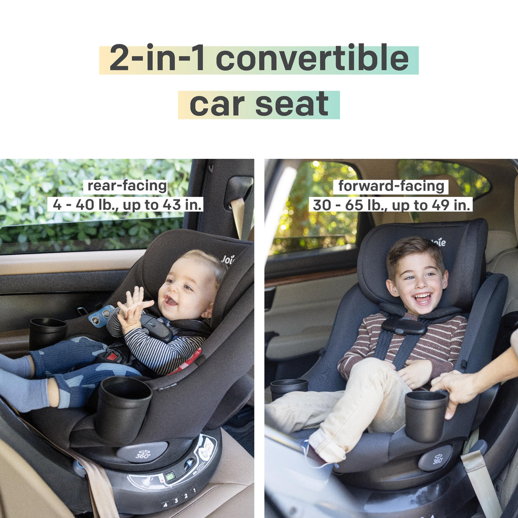 2-in-1 Rotating Convertible Car Seat A77146